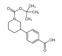 3-(4-Carboxy-phenyl)-piperidine-1-carboxylic acid tert-butyl ester