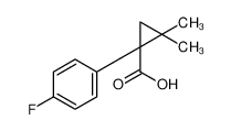 1-（4-氟苯基）-2，2-二甲基环丙烷-1-羧酸