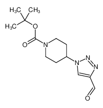 4-(4-甲酰基-1H-1，2，3-三唑-1-基)哌啶-1-甲酸叔丁酯