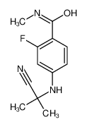 4-[(2-氰基丙-2-基)氨基]-2-氟-N-甲基苯甲酰胺
