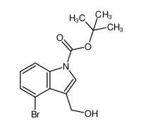 1-Boc-4-溴-3-羟基甲基吲哚