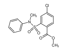 4-氯-2-(N-甲基-N-苯基胺磺酰基)苯甲酸甲酯