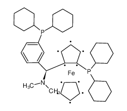 (1R)-1-二环己基膦基-2-[(2S)-α-(二甲基氨基)-2-(二环己基膦基)苄基]二茂铁