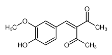 3-(4-羟基-3-甲氧基亚苄基)戊烷-2,4-二酮