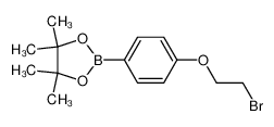 2-(4-(2-溴乙氧基)苯基)-4,4,5,5-四甲基-1,3,2-二氧硼杂环戊烷