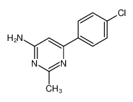 6-(4-氯苯基)-2-甲基嘧啶-4-胺