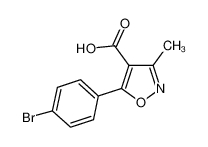 5-(4-溴苯基)-3-甲基-异噁唑-4-甲酸