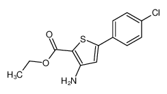 3-氨基-5-(4-氯苯基)噻吩-2-羧酸乙酯