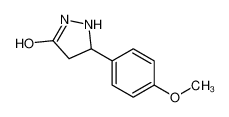 5-(4-甲氧苯基)吡唑烷-3-酮