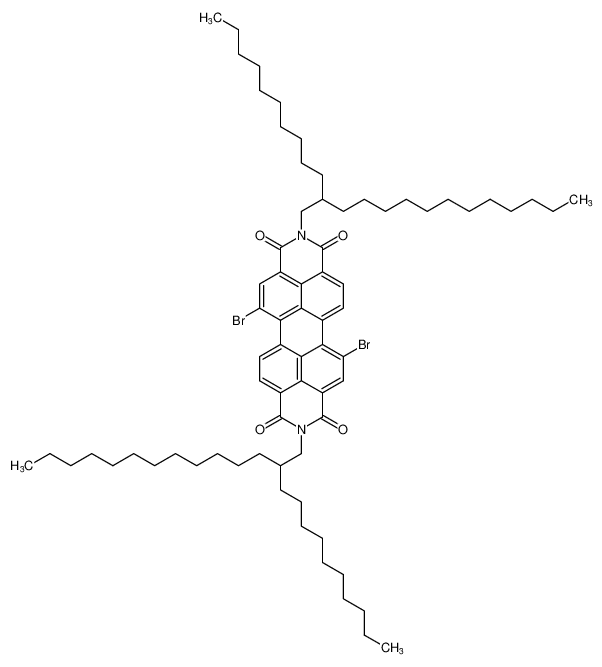 5,12-二溴-2,9-双(2-癸基十四烷基)蒽[2,1,9-def:6,5,10-d'e'f']二异喹啉-1,3,8,10(2H,9H)-四酮