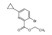 3-溴-6-环丙基吡啶-2-甲酸乙酯