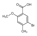 5-溴-2-甲氧基-4-甲基苯甲酸