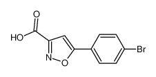 3-(4-溴苯基)-1，2-噁唑-5-羧酸