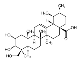 2α,3α,24-三羟基乌苏烷-12-烯-28-酸