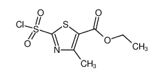 2-(氯磺酰基)-4-甲基-5-噻唑羧酸乙酯