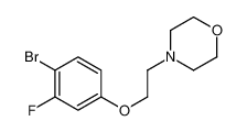 4-[2-(4-溴-3-氟苯氧基)乙基]吗啉