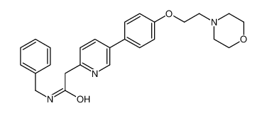 5-[4-[2-(4-吗啉基)乙氧基]苯基]-N-(苯基甲基)-2-吡啶乙酰胺