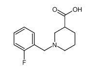 1-[(2-氟苯基)甲基]-3-哌啶甲酸