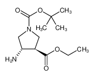 (3R,4S)-1-叔丁基 3-乙基 4-氨基吡咯烷-1,3-二羧酸酯
