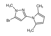 5-溴-3-(2，5-二甲基-1H-吡咯-1-基)-1-甲基-1H-吡唑