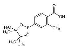 2-甲基-4-(4,4,5,5-四甲基-1,3,2-二氧硼杂环戊烷-2-基)苯甲酸