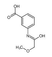 3-(2-甲氧基乙酰胺基)苯甲酸