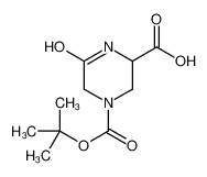 4-(叔丁氧羰基)-6-氧代哌嗪-2-羧酸