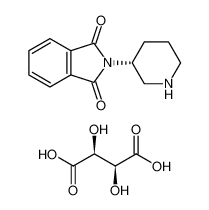 (R)-2-(哌啶-3-基)异吲哚啉-1,3-二酮 (2S,3S)-2,3-二羟基琥珀酸盐