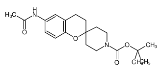 6-Acetylamino-2-spiro(N-Boc-piperidine-4-yl)-benzopyran
