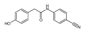 N-(4-氰基苯基)-2-(4-羟苯基)乙酰胺