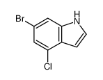 6-溴-4-氯-1H-吲哚