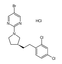 (3S)-N-(2，4-二氯苄基)-1-(5-溴嘧啶-2-基)吡咯烷基-3-胺盐酸盐