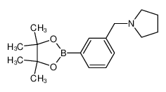 1-(3-(4，4，5，5-四甲基-1，3，2-二氧硼杂环戊烷-2-基)苄基)吡咯烷