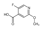 2-甲氧基-5-氟吡啶-4-羧酸