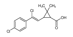 3-[2-氯-2-(4-氯苯基)乙烯]-2,2-二甲基-环丙烷羧酸