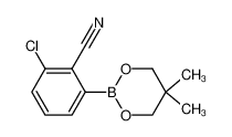 2-氯-6-(5,5-二甲基-1,3,2-二氧硼杂环己烷-2-基)苯甲腈