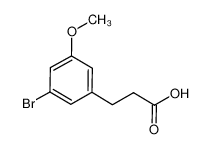 3-(3-溴-5-甲氧基苯基)丙酸