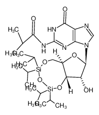 N-(9-((6aR,8R,9R,9aS)-9-羟基-2,2,4,4-四异丙基四氢-6H-呋喃并[3,2-f][1,3,5,2,4]三氧杂二硅环辛-8-基)-6-氧代-6,9-二氢-1H-嘌呤-2-基)异丁酰胺