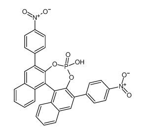 (S)-3,3'-双(4-硝基苯基)-1,1'-联萘酚磷酸酯