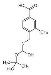 4-(((tert-Butoxycarbonyl)amino)methyl)-3-methylbenzoic acid