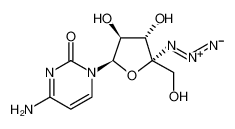 4-氨基-1-(4-C-叠氮基-beta-D-呋喃阿拉伯糖基)-2(1H)-嘧啶酮