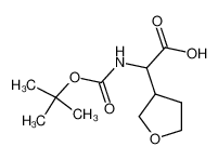 2-((叔丁氧基羰基)氨基)-2-(四氢呋喃-3-基)乙酸