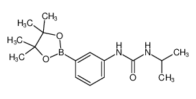 1-异丙基-3-(3-(4，4，5，5-四甲基-1，3，2-二氧硼杂环戊烷-2-基)苯基)脲