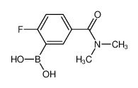 (5-(二甲基氨基甲酰基)-2-氟苯基)硼酸