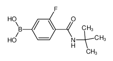 4-叔丁基氨甲酰基-3-氟苯硼酸