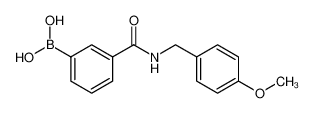 3-(4-甲氧基苯甲胺基甲酰基)苯基硼酸
