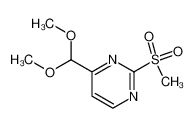 4-(二甲氧基甲基)-2-(甲磺酰基)嘧啶