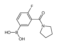 4-氟3-(吡咯啉-1-羰基)-苯基硼酸