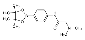 2-(二甲氨基)-N-(4-(4，4，5，5-四甲基-1，3，2-二噁硼戊环-2-基)苯基)乙酰胺