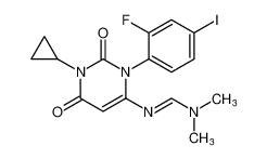 (E)-N  - (1-环丙基-3-(2-氟-4-碘苯基)-2，6-二氧代-1，2，3，6-四氢嘧啶